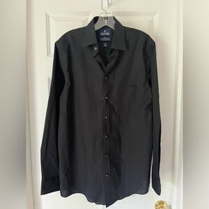 Men’s black button down dress shirt